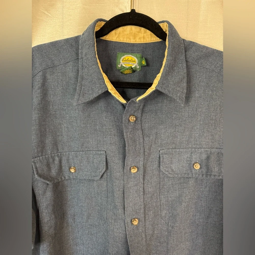 Blue Button-Up Shirt - Picture 6 of 6